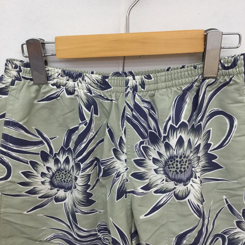 パタゴニア patagonia パンツ ショートパンツ baggies shorts 58034 S 花柄 カーキ / カーキ / X 紺 / ネイビー / X 白 / ホワイト / X 緑 / グリーン /  メンズ USED 古着 中古 10127972