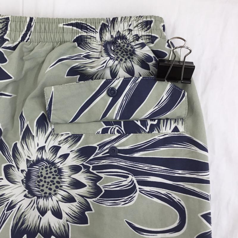パタゴニア patagonia パンツ ショートパンツ baggies shorts 58034 S 花柄 カーキ / カーキ / X 紺 / ネイビー / X 白 / ホワイト / X 緑 / グリーン /  メンズ USED 古着 中古 10127972