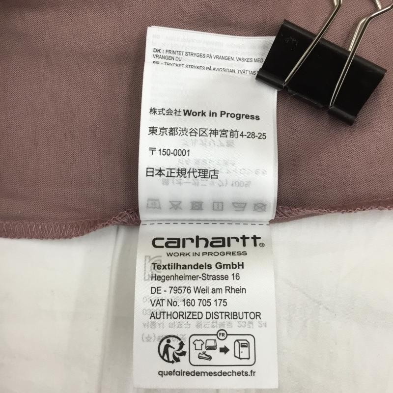 カーハートダブリューアイピー Carhartt WIP Tシャツ 半袖 Greenhouse T-Shirt　I031714 XL プリント 桃 / ピンク /  メンズ USED 古着 中古 10127975