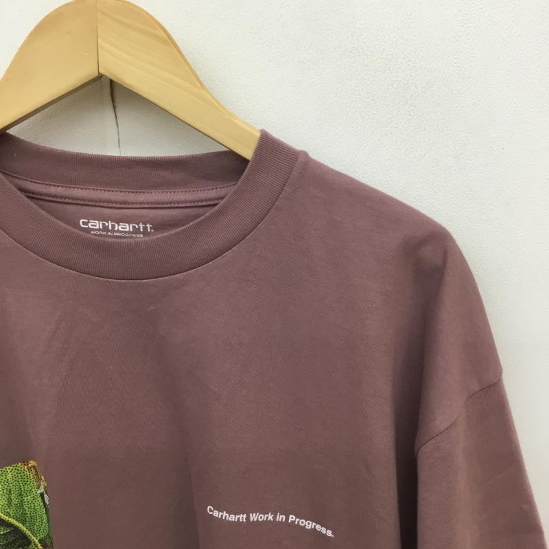 カーハートダブリューアイピー Carhartt WIP Tシャツ 半袖 Greenhouse T-Shirt　I031714 XL プリント 桃 / ピンク /  メンズ USED 古着 中古 10127975