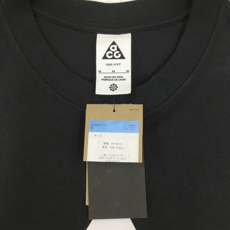 エーシージー ACG Tシャツ 半袖 NIKE AS M NRG ACG SS HBR TEE DJ3645-010 M ロゴ、文字 黒 / ブラック / X 白 / ホワイト /  メンズ USED 古着 中古 10127977