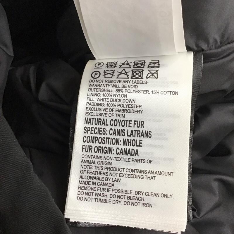 カナダグース CANADA GOOSE ジャケット、上着 ジャケット、ブレザー 3438jm JASPERPARKA アウター M ロゴ、文字 黒 / ブラック /  メンズ USED 古着 中古 10127979