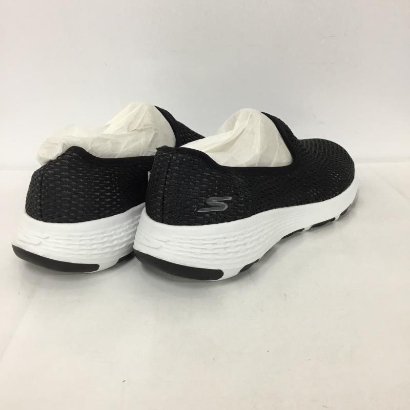 スケッチャーズ SKECHERS スニーカー スニーカー 15650-BKW ウォーキングシューズ GO WALK COOL 23.5cm 無地 黒 / ブラック /  レディース USED 古着 中古 10127990