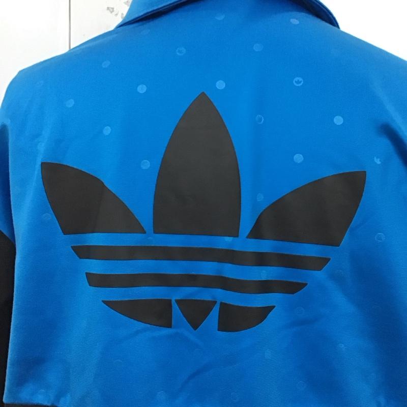 アディダスオリジナルス adidas originals セットアップ セットアップ f81849 ジャージ ファイアーバード トラックパンツ セットアップ 2点セット L ロゴ、文字 黒 / ブラック / X 青 / ブルー /  メンズ USED 古着 中古 10127996