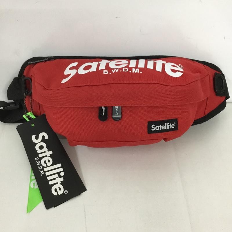 サテライト Satellite ウエストバッグ ウエストバッグ PUSH ボディーバッグ ロゴ、文字 赤 / レッド /  メンズ USED 古着 中古 10128001