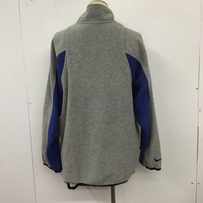 ナイキ NIKE ジャケット、上着 ジャケット、ブレザー ジップアップジャケット フリースジャケット アウター 90s M ロゴ、文字 灰 / グレー /  メンズ USED 古着 中古 10128007