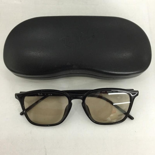 レイバン Ray-Ban めがね・サングラス サングラス RB7185F ケース付き カラーレンズ ロゴ、文字 黒 / ブラック /  メンズ USED 古着 中古 10128008