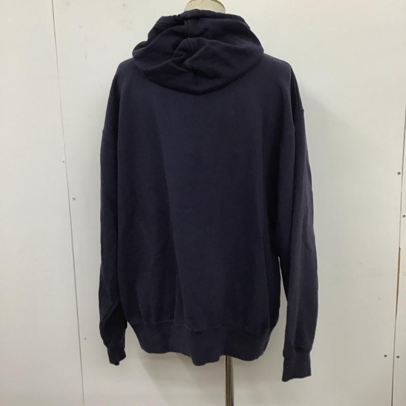 ナイキ NIKE パーカー 長袖 長袖パーカー プルオーバーパーカー スウェット XL ロゴ、文字 紺 / ネイビー /  メンズ USED 古着 中古 10128009