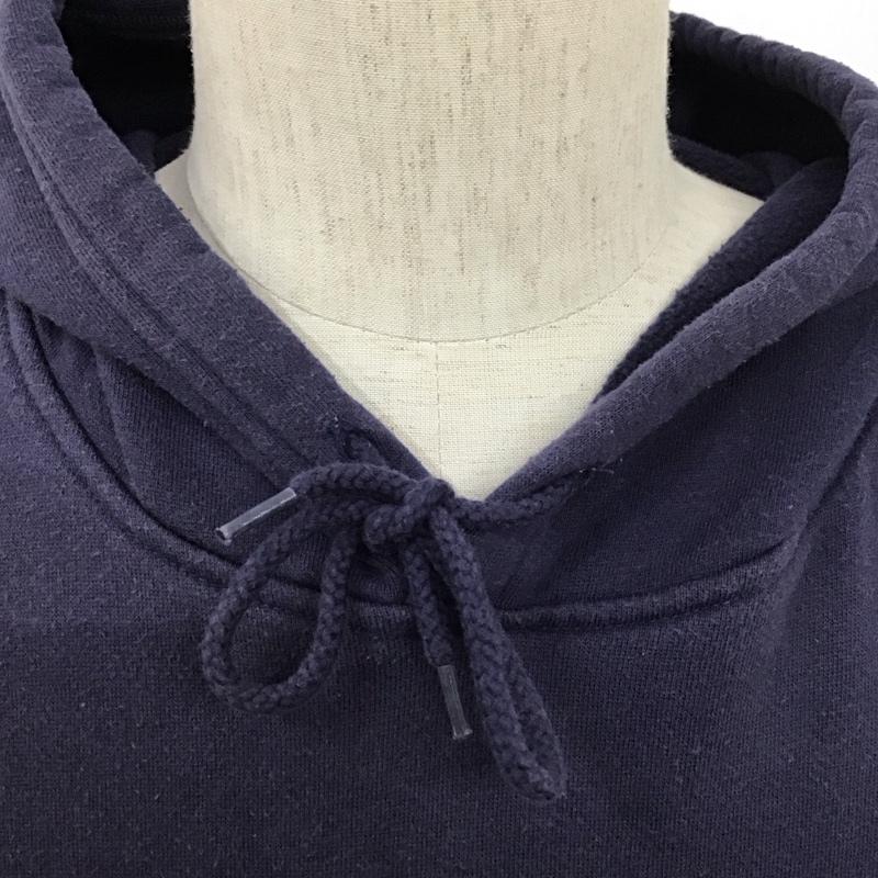 ナイキ NIKE パーカー 長袖 長袖パーカー プルオーバーパーカー スウェット XL ロゴ、文字 紺 / ネイビー /  メンズ USED 古着 中古 10128009