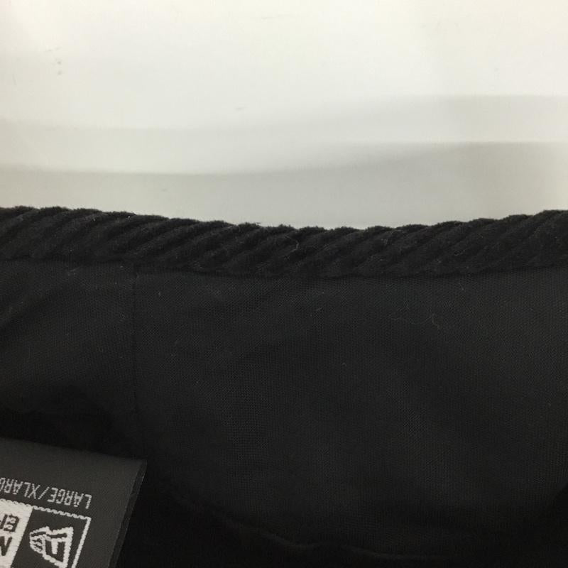 ニューエラ NEW ERA 帽子 ベレー帽 コーデュロイ ロゴ、文字 黒 / ブラック /  メンズ USED 古着 中古 10128010
