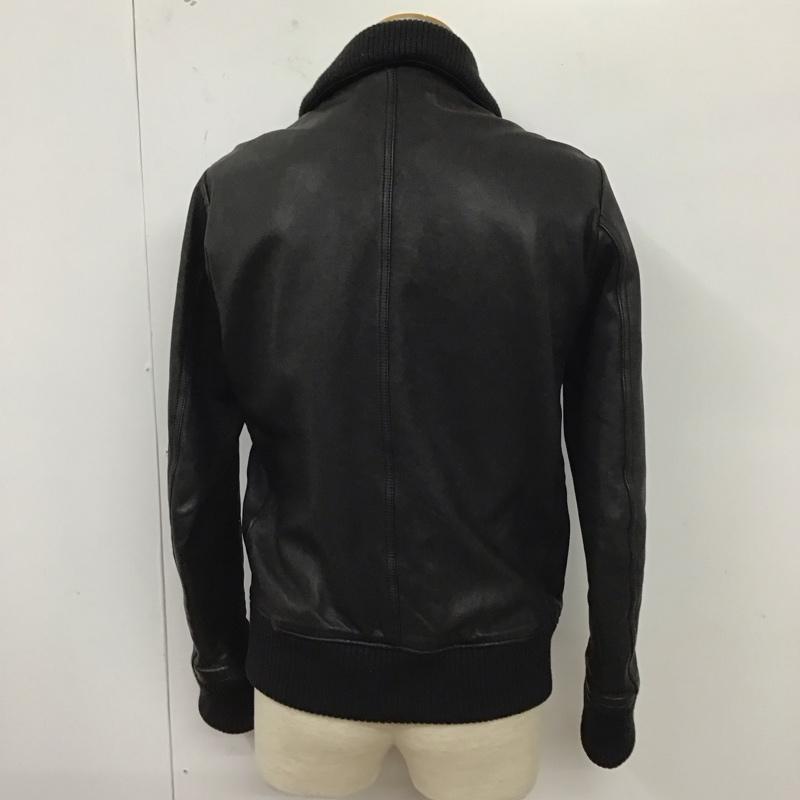 ヒステリックグラマー HYSTERIC GLAMOUR ジャケット、上着 ジャケット、ブレザー レザージャケット ジップアップジャケット アウター L 無地 黒 / ブラック /  メンズ USED 古着 中古 10128014