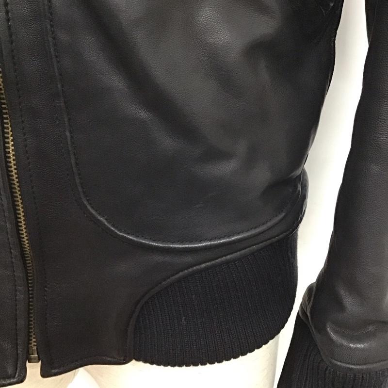 ヒステリックグラマー HYSTERIC GLAMOUR ジャケット、上着 ジャケット、ブレザー レザージャケット ジップアップジャケット アウター L 無地 黒 / ブラック /  メンズ USED 古着 中古 10128014