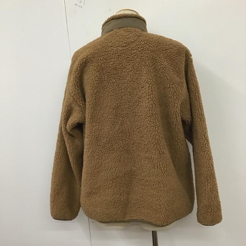 ユニクロ UNIQLO ジャケット、上着 ジャケット、ブレザー 341-44322 フリースジャケット アウター スタンドネック L 無地 茶 / ブラウン /  メンズ USED 古着 中古 10128018