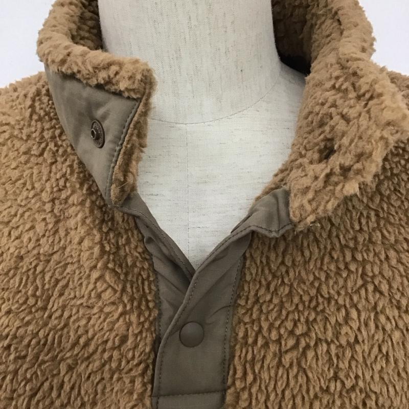 ユニクロ UNIQLO ジャケット、上着 ジャケット、ブレザー 341-44322 フリースジャケット アウター スタンドネック L 無地 茶 / ブラウン /  メンズ USED 古着 中古 10128018