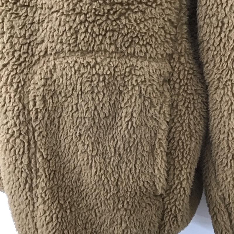 ユニクロ UNIQLO ジャケット、上着 ジャケット、ブレザー 341-44322 フリースジャケット アウター スタンドネック L 無地 茶 / ブラウン /  メンズ USED 古着 中古 10128018