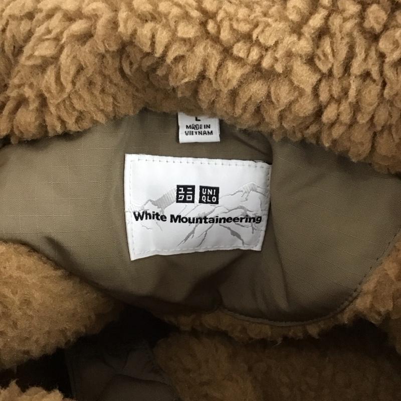ユニクロ UNIQLO ジャケット、上着 ジャケット、ブレザー 341-44322 フリースジャケット アウター スタンドネック L 無地 茶 / ブラウン /  メンズ USED 古着 中古 10128018