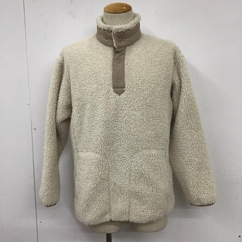 ユニクロ UNIQLO ジャケット、上着 ジャケット、ブレザー 341-443221 WHITEMOUNTAINEERING フリースオーバーサイズプルオーバー S 無地 白 / ホワイト /  メンズ USED 古着 中古 10128019