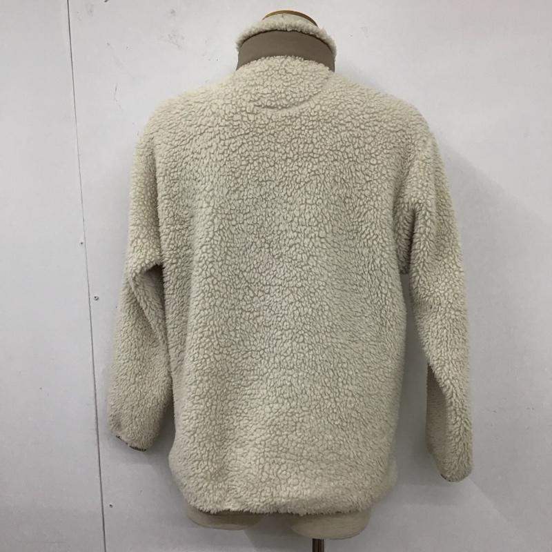 ユニクロ UNIQLO ジャケット、上着 ジャケット、ブレザー 341-443221 WHITEMOUNTAINEERING フリースオーバーサイズプルオーバー S 無地 白 / ホワイト /  メンズ USED 古着 中古 10128019