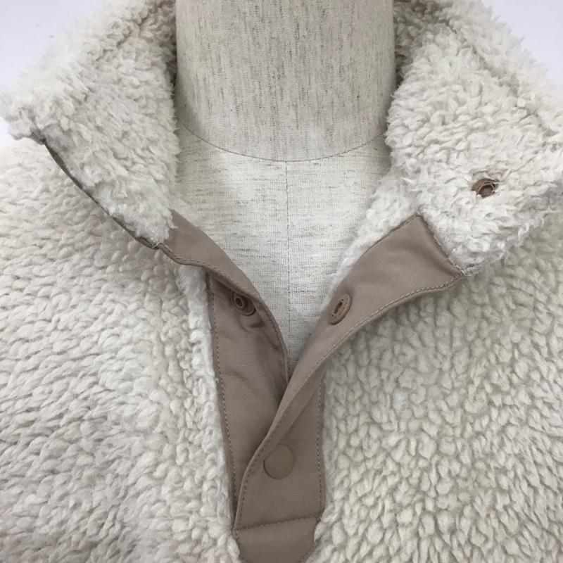 ユニクロ UNIQLO ジャケット、上着 ジャケット、ブレザー 341-443221 WHITEMOUNTAINEERING フリースオーバーサイズプルオーバー S 無地 白 / ホワイト /  メンズ USED 古着 中古 10128019