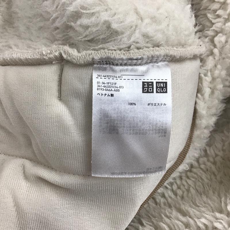 ユニクロ UNIQLO ジャケット、上着 ジャケット、ブレザー 341-443221 WHITEMOUNTAINEERING フリースオーバーサイズプルオーバー S 無地 白 / ホワイト /  メンズ USED 古着 中古 10128019