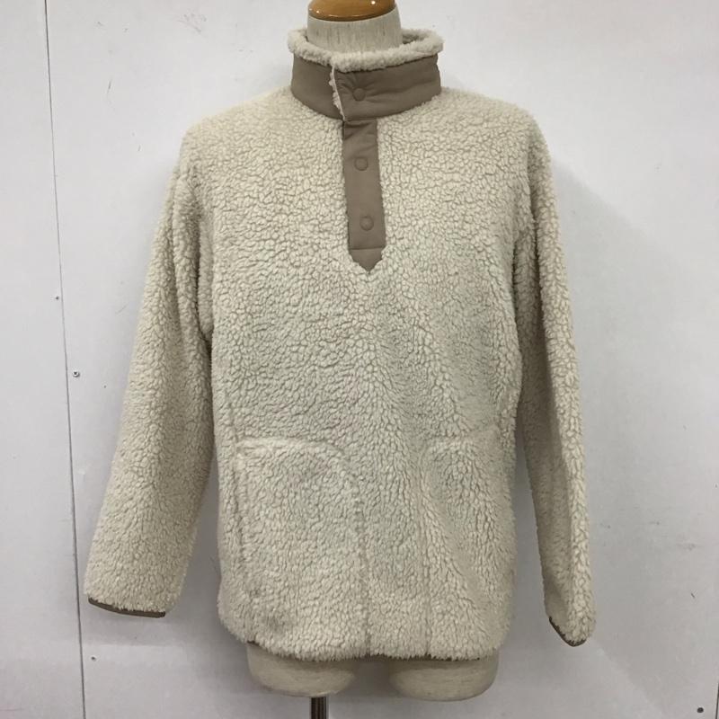 ユニクロ UNIQLO ジャケット、上着 ジャケット、ブレザー 341-443221 WHITEMOUNTAINEERING フリースオーバーサイズプルオーバー S 無地 白 / ホワイト /  メンズ USED 古着 中古 10128022