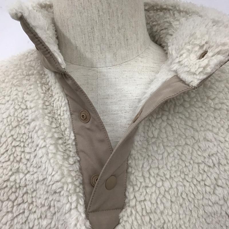 ユニクロ UNIQLO ジャケット、上着 ジャケット、ブレザー 341-443221 WHITEMOUNTAINEERING フリースオーバーサイズプルオーバー S 無地 白 / ホワイト /  メンズ USED 古着 中古 10128022