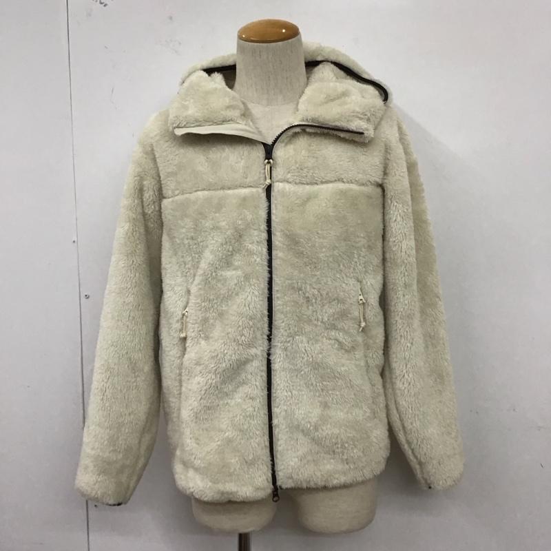 ユニクロ UNIQLO ジャケット、上着 ジャケット、ブレザー 341-429189 フリースジャケット ジップアップパーカー L 無地 白 / ホワイト /  メンズ USED 古着 中古 10128023