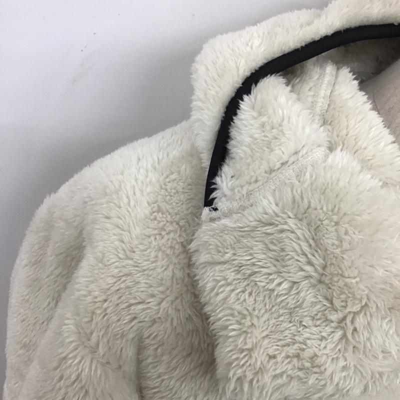 ユニクロ UNIQLO ジャケット、上着 ジャケット、ブレザー 341-429189 フリースジャケット ジップアップパーカー L 無地 白 / ホワイト /  メンズ USED 古着 中古 10128023