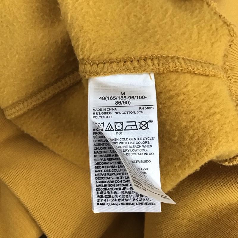 ギャップ GAP トレーナー 長袖 長袖トレーナー スウェット クルーネック プルオーバー M ロゴ、文字 黄 / イエロー /  メンズ USED 古着 中古 10128027