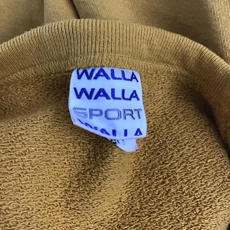 ワラワラ WallaWalla トレーナー 長袖 長袖トレーナー スウェット クルーネック プルオーバー L 無地 黄 / イエロー /  メンズ USED 古着 中古 10128029