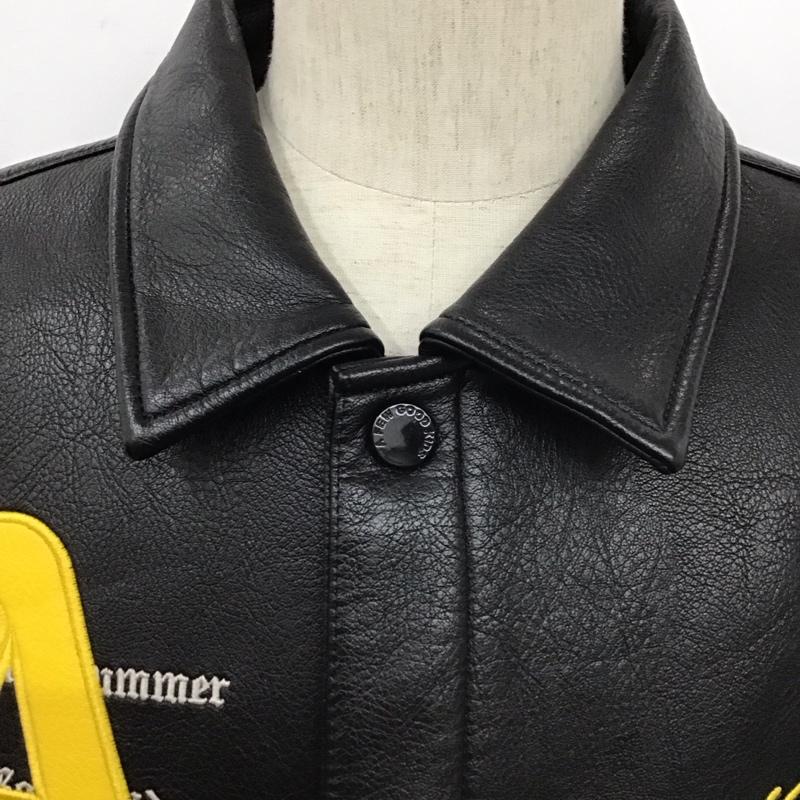 アフューグッドキッズ A FEW GOOD KIDS ジャケット、上着 ジャケット、ブレザー フェイクレザージャケット アウター カラージャケット L ロゴ、文字 黒 / ブラック /  メンズ USED 古着 中古 10128032