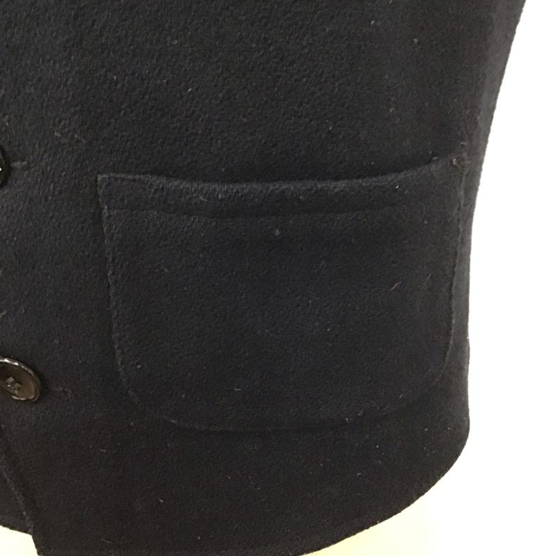 ジョンソンウーレンミルズ Johnson Woolen Mills ベスト ベスト ベスト ノースリーブカットソー 前ボタン 無地 紺 / ネイビー /  メンズ USED 古着 中古 10128033