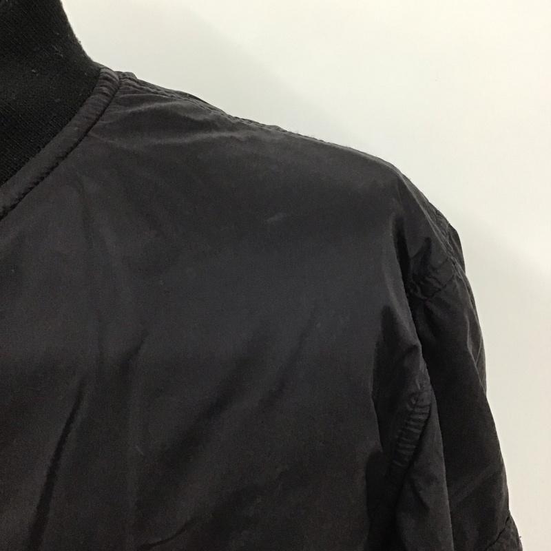 アルファインダストリー Alpha Industries ジャケット、上着 ジャケット、ブレザー ジップアップジャケット ナイロンジャケット アウター XL 無地 黒 / ブラック /  メンズ USED 古着 中古 10128041