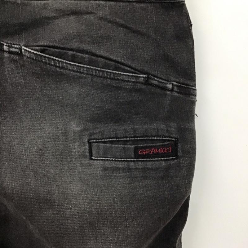 グラミチ GRAMICCI パンツ ワークパンツ、ペインターパンツ gmp-16s124 ワンウォッシュデニム ストレッチパンツ L 無地 黒 / ブラック /  メンズ USED 古着 中古 10128043