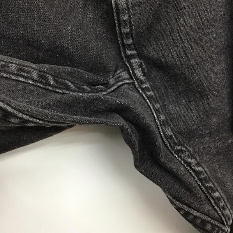 グラミチ GRAMICCI パンツ ワークパンツ、ペインターパンツ gmp-16s124 ワンウォッシュデニム ストレッチパンツ L 無地 黒 / ブラック /  メンズ USED 古着 中古 10128043