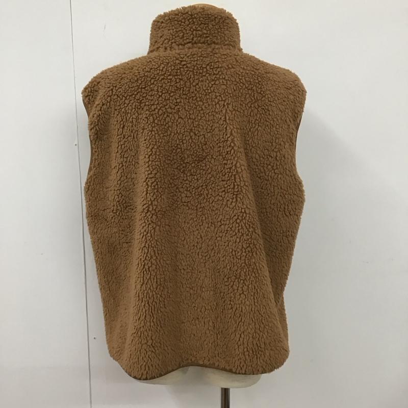 ユニクロ UNIQLO ベスト ベスト 241-461913 ライトボアフリースベスト XL 無地 茶 / ブラウン /  メンズ USED 古着 中古 10128046