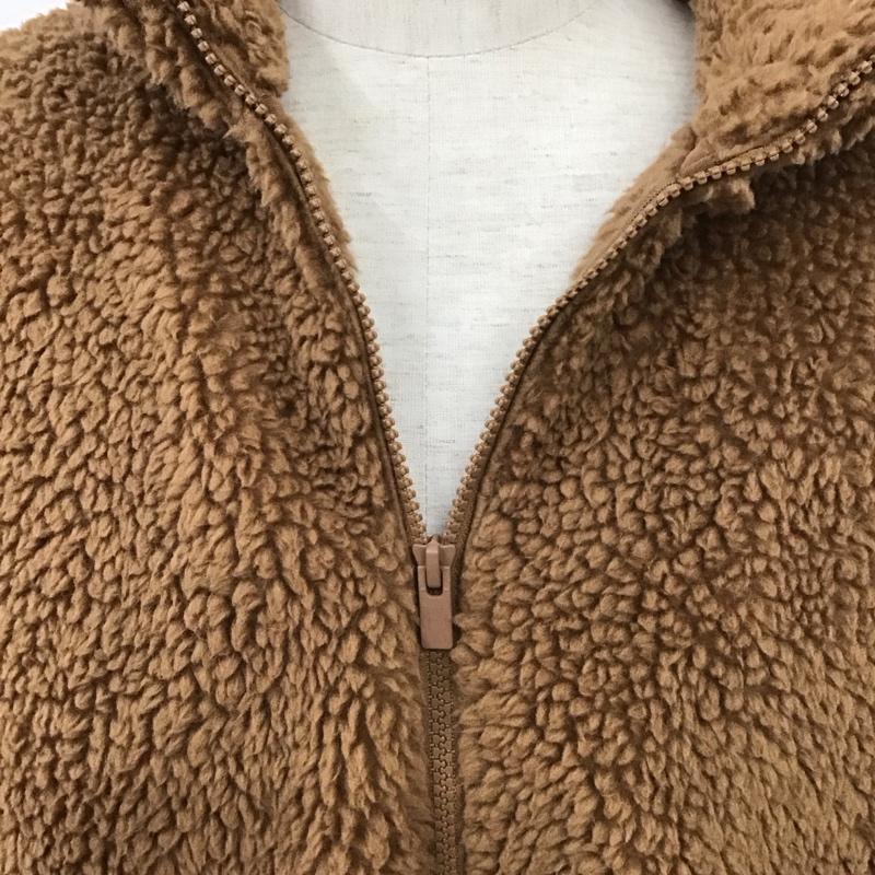 ユニクロ UNIQLO ベスト ベスト 241-461913 ライトボアフリースベスト XL 無地 茶 / ブラウン /  メンズ USED 古着 中古 10128046
