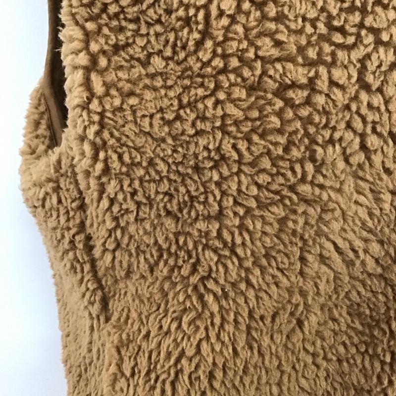ユニクロ UNIQLO ベスト ベスト 241-461913 ライトボアフリースベスト XL 無地 茶 / ブラウン /  メンズ USED 古着 中古 10128046