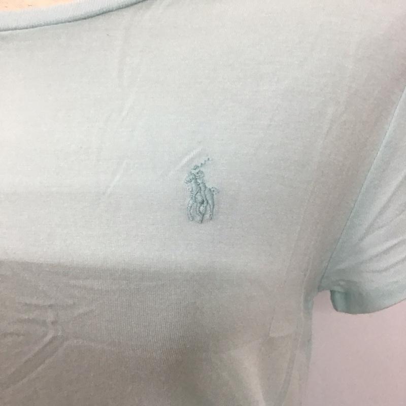 ポロラルフローレン POLO RALPH LAUREN ワンピース ひざ丈スカート 160cm 無地 水色 / ライトブルー /  ガールズ USED 古着 中古 10128048