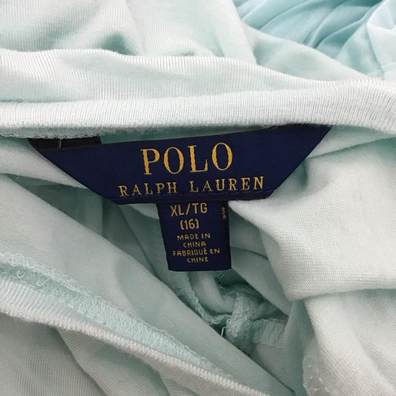 ポロラルフローレン POLO RALPH LAUREN ワンピース ひざ丈スカート 160cm 無地 水色 / ライトブルー /  ガールズ USED 古着 中古 10128048