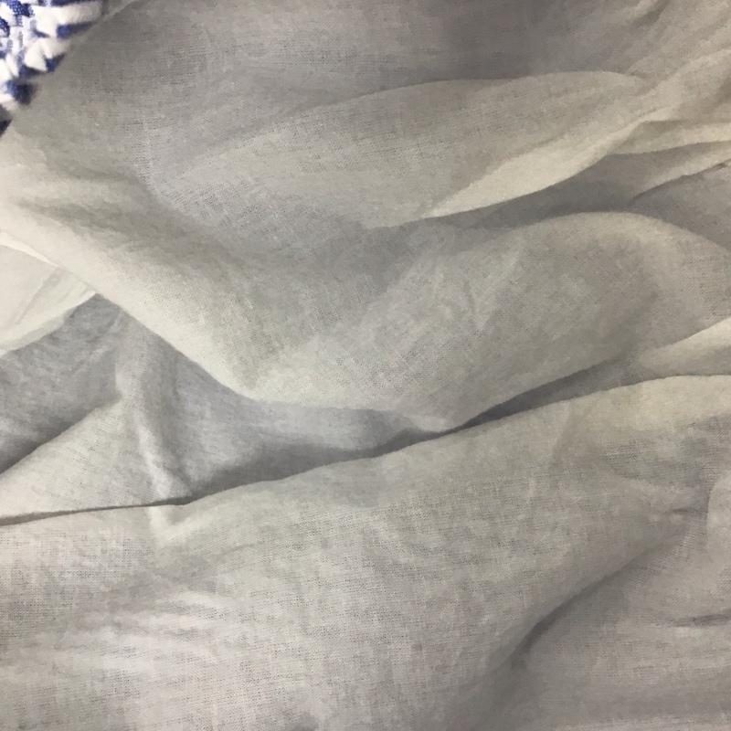 ポロラルフローレン POLO RALPH LAUREN スカート ミニスカート L ストライプ 白 / ホワイト / X 水色 / ライトブルー /  レディース USED 古着 中古 10128049