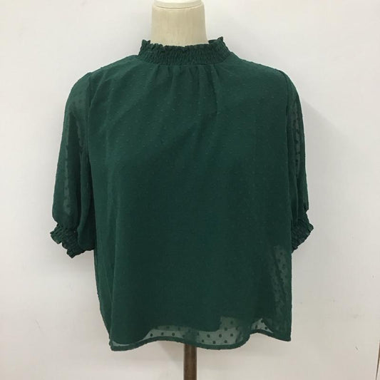アースミュージックアンドエコロジー earth music&ecology カットソー 半袖 FREE 無地 緑 / グリーン /  レディース USED 古着 中古 10128052