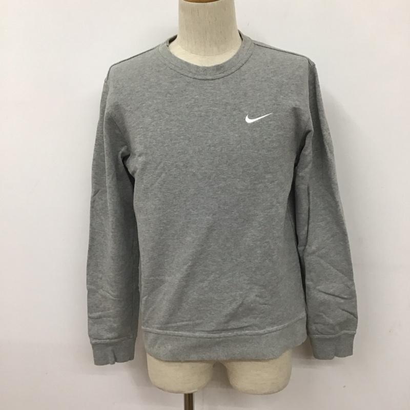 ナイキ NIKE トレーナー 長袖 aa3178-063 長袖トレーナー スウェット クルーネック L ロゴ、文字 灰 / グレー /  メンズ USED 古着 中古 10128061