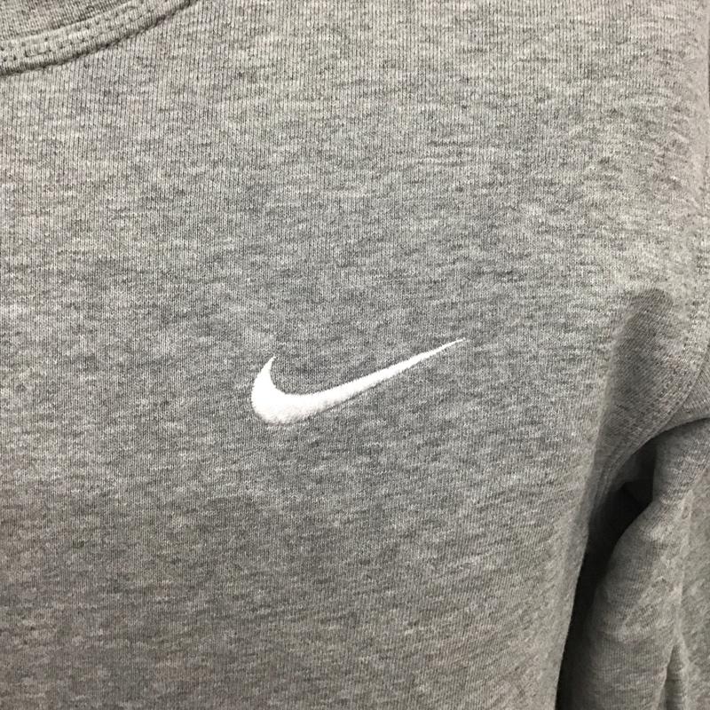ナイキ NIKE トレーナー 長袖 aa3178-063 長袖トレーナー スウェット クルーネック L ロゴ、文字 灰 / グレー /  メンズ USED 古着 中古 10128061