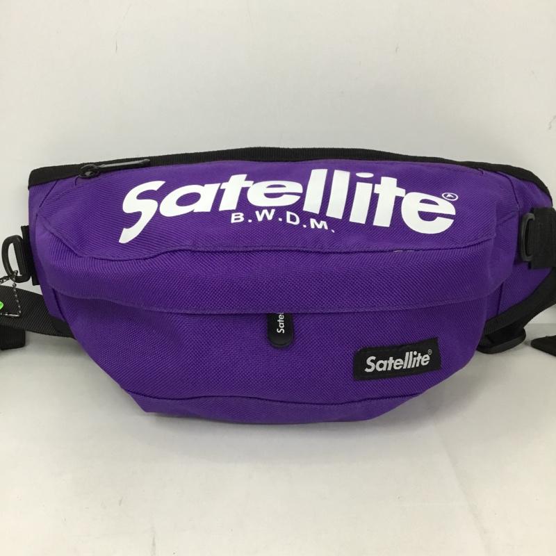 サテライト Satellite ウエストバッグ ウエストバッグ PUSH ボディーバッグ ロゴ、文字 紫 / パープル /  メンズ USED 古着 中古 10128065