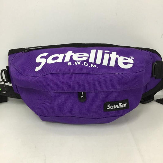 サテライト Satellite ウエストバッグ ウエストバッグ PUSH ボディーバッグ ロゴ、文字 紫 / パープル /  メンズ USED 古着 中古 10128065
