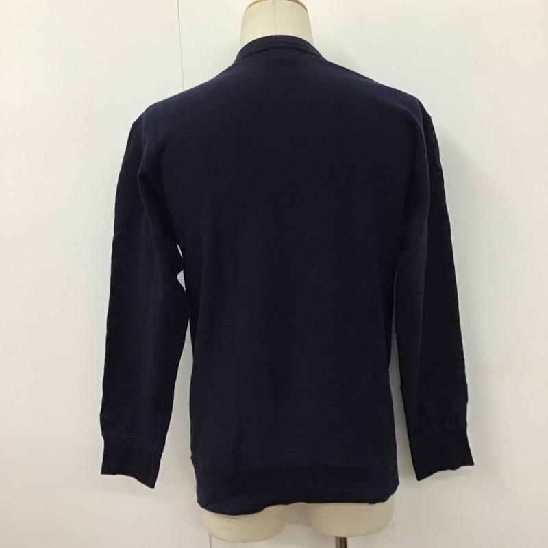 ラコステ LACOSTE トレーナー 長袖 長袖トレーナー スウェット クルーネック プルオーバー 4 ロゴ、文字 紺 / ネイビー /  メンズ USED 古着 中古 10128069