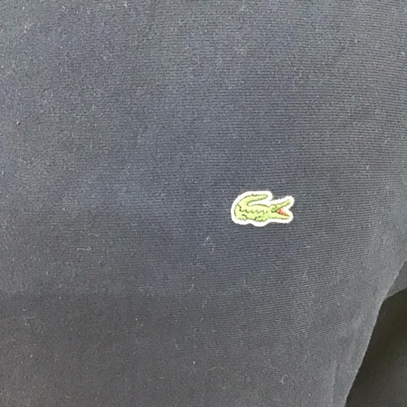 ラコステ LACOSTE トレーナー 長袖 長袖トレーナー スウェット クルーネック プルオーバー 4 ロゴ、文字 紺 / ネイビー /  メンズ USED 古着 中古 10128069