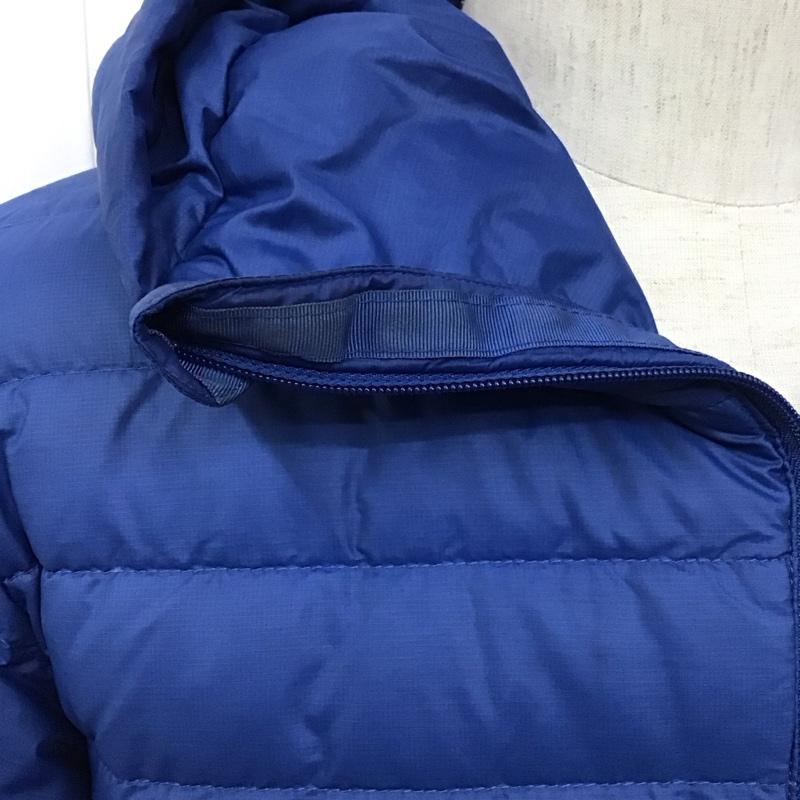 パタゴニア patagonia ジャケット、上着 ジャケット、ブレザー ダウンジャケット アウター ジップアップジャケット XS ロゴ、文字 青 / ブルー /  メンズ USED 古着 中古 10128070