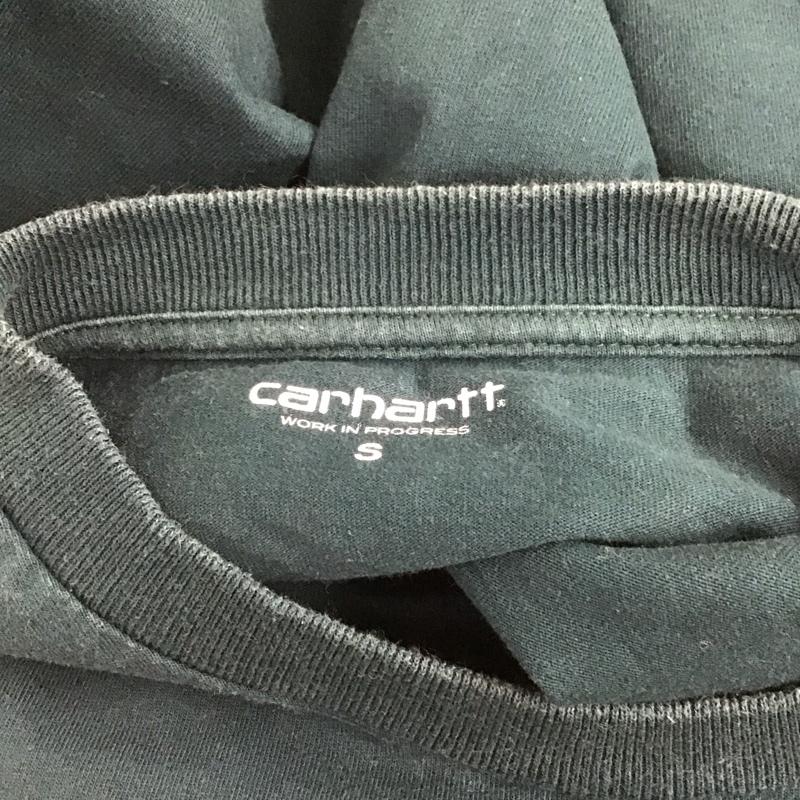 カーハート Carhartt Tシャツ 半袖 半袖カットソー プリントTシャツ クルーネックカットソー S ロゴ、文字 緑 / グリーン /  メンズ USED 古着 中古 10128072
